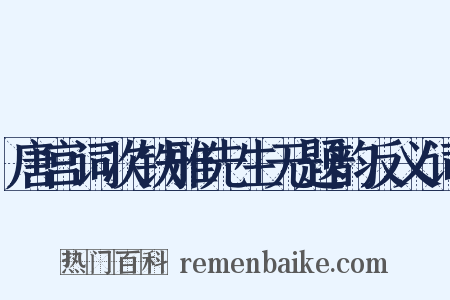 唐宫词次铁雅先生无题韵反义词是什么意思的图片